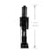 32" Black Wood Nutcracker with Staff by Ashland®